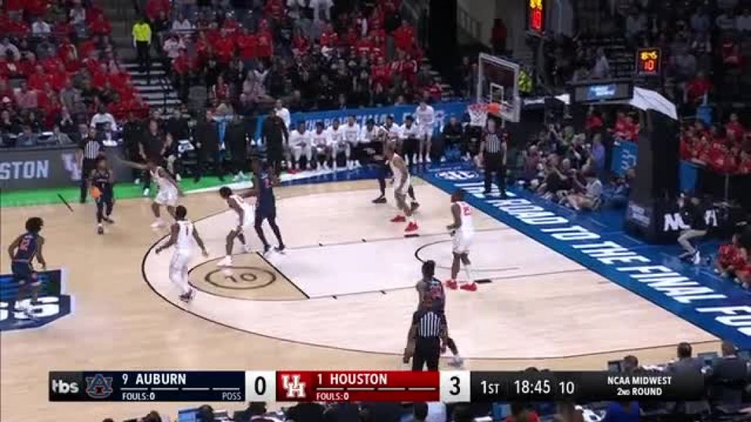 ⁣Houston vs. Auburn - Second Round NCAA tournament extended highlights