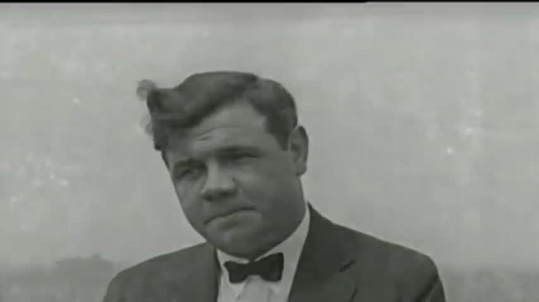 ⁣Babe Ruth, elite athlete who looked ordinary