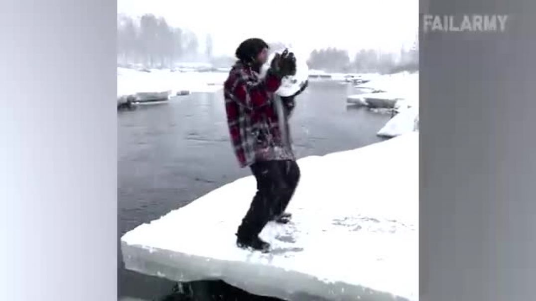 ⁣On Thin Ice   Epic Winter Moments & Frozen Fails Compilation