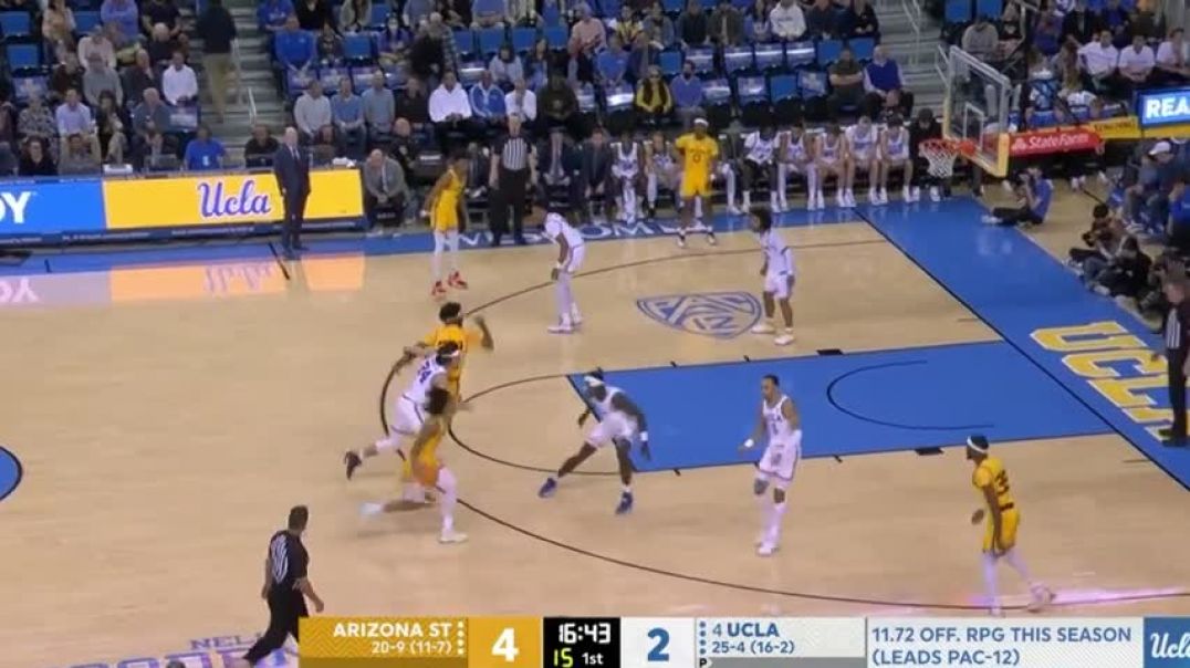 ⁣Arizona State vs. No. 4 UCLA | Game Highlights | Men's College Basketball | 2022-23 Season