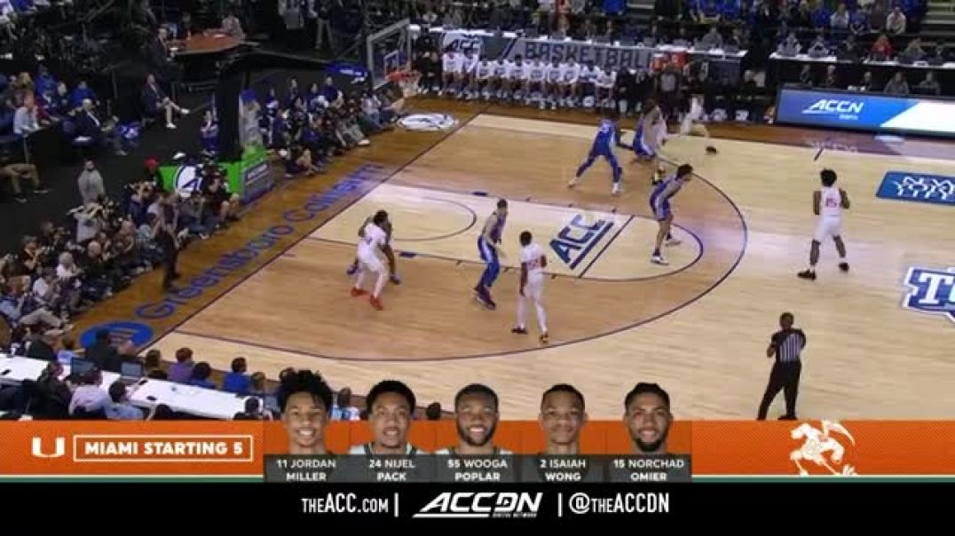 ⁣Duke vs. Miami Condensed Game | 2023 New York Life ACC Men’s Basketball Tournament