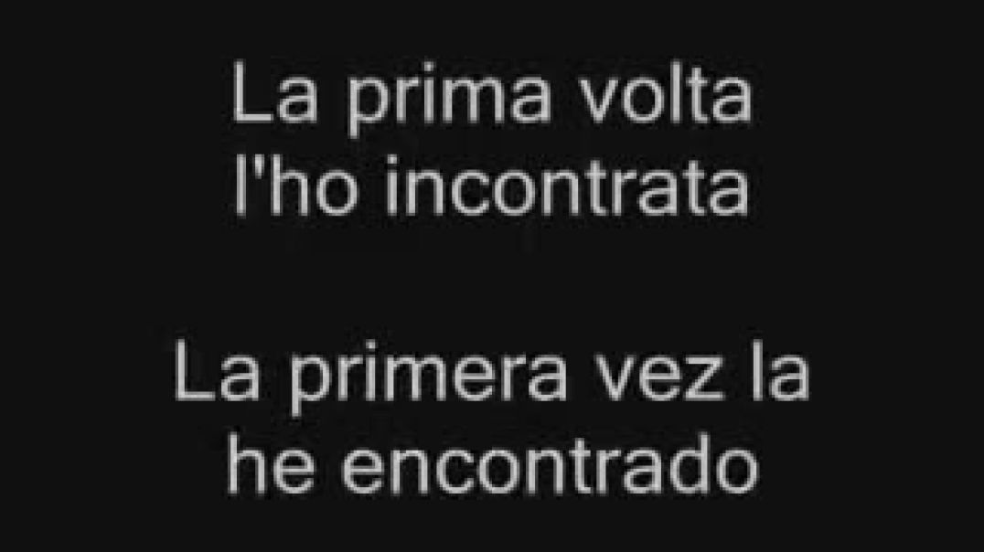 ⁣Vivo per Lei (w  Español-Italiano lyrics)