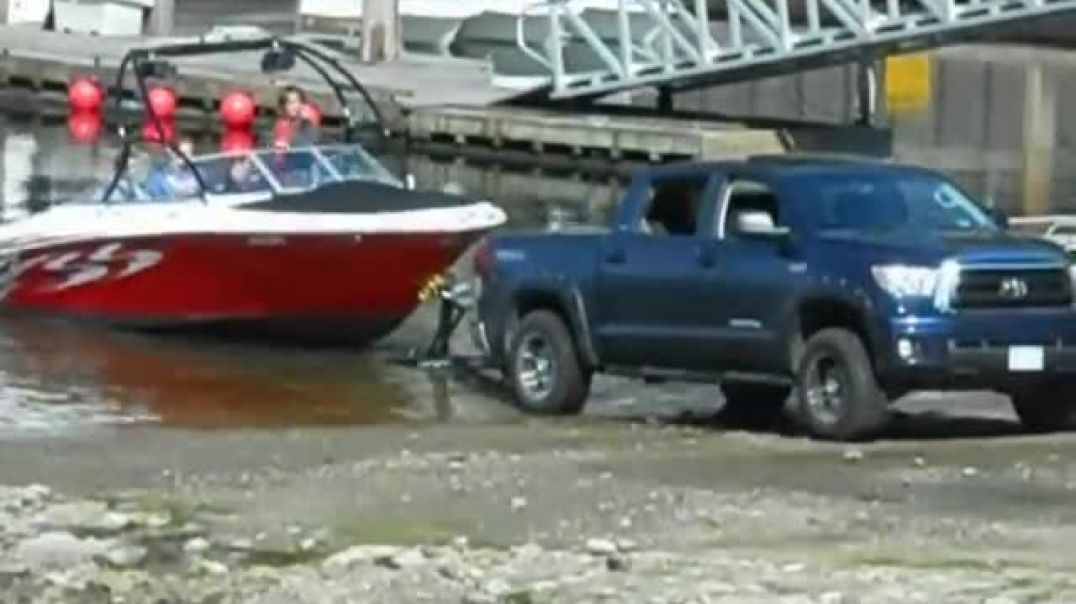 ⁣boat launch fail. Very Funny, you have to watch