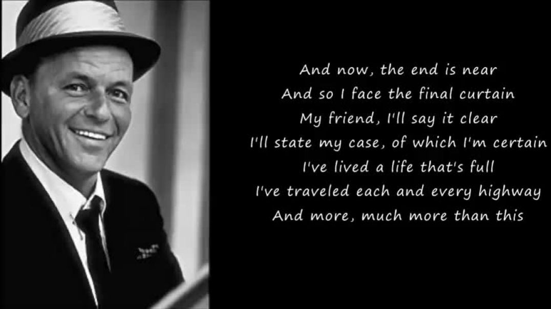 ⁣Frank Sinatra - My Way (Lyrics)