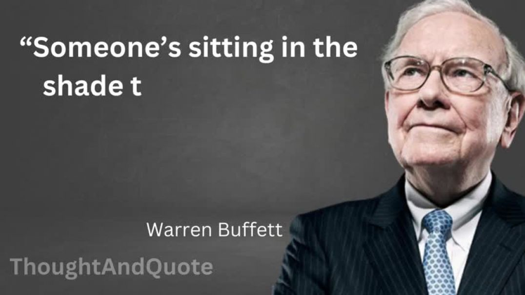 ⁣Warren Buffett The Richest Man in the World   ThoughtAndQuote