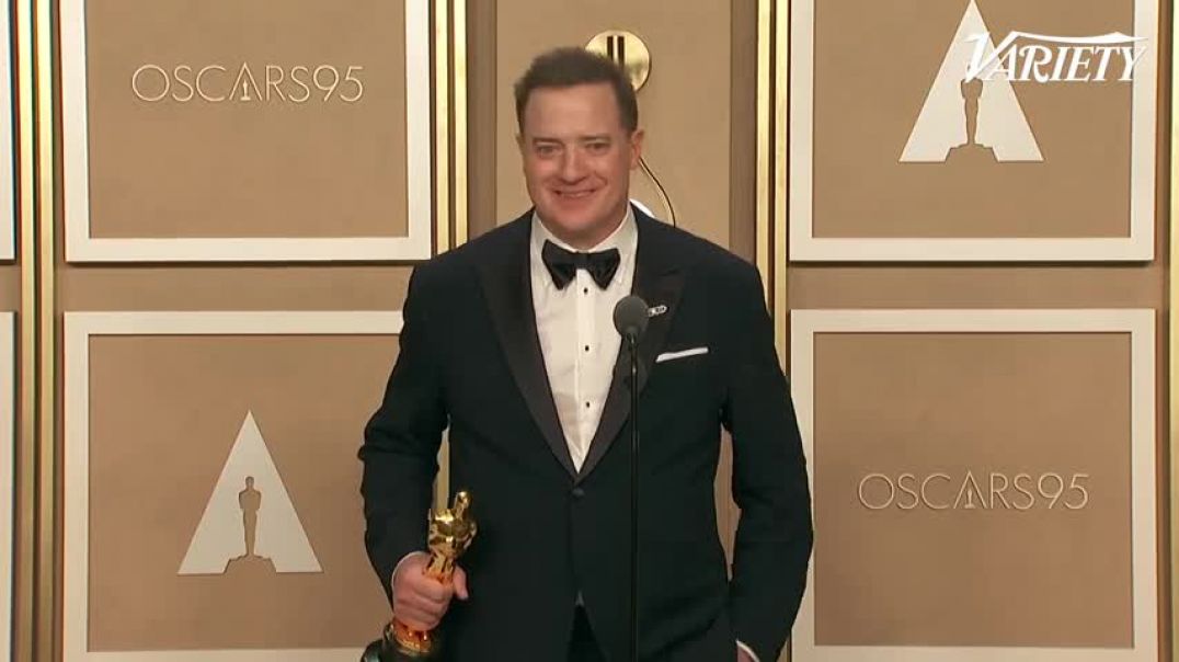 ⁣Brendan Fraser - Best Actor in 'The Whale' - Full Oscar Backstage Pressroom Speech