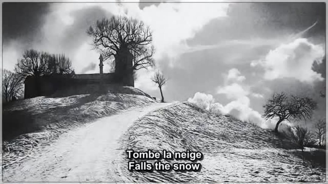 ⁣Tombe la neige Salvatore Adamo French and English subtitles