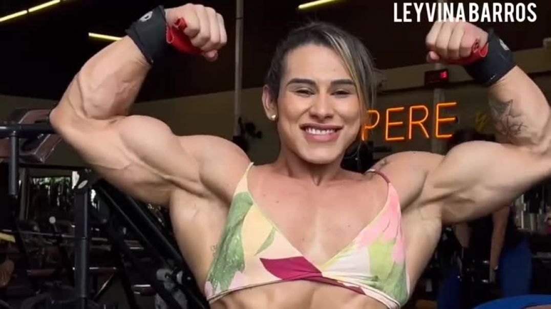 ⁣Leyvina Barros, Fitness Model Women's Corrsfit Athlete Games, Female Bodybuilding, MuscleGym