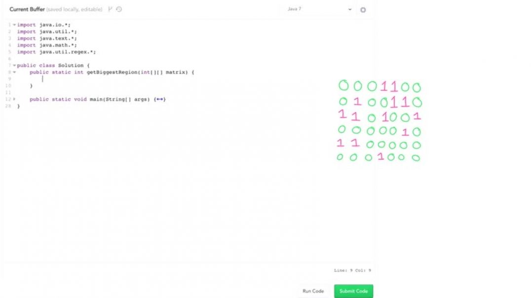 ⁣Algorithms: Solve 'Connected Cells' Using DFS