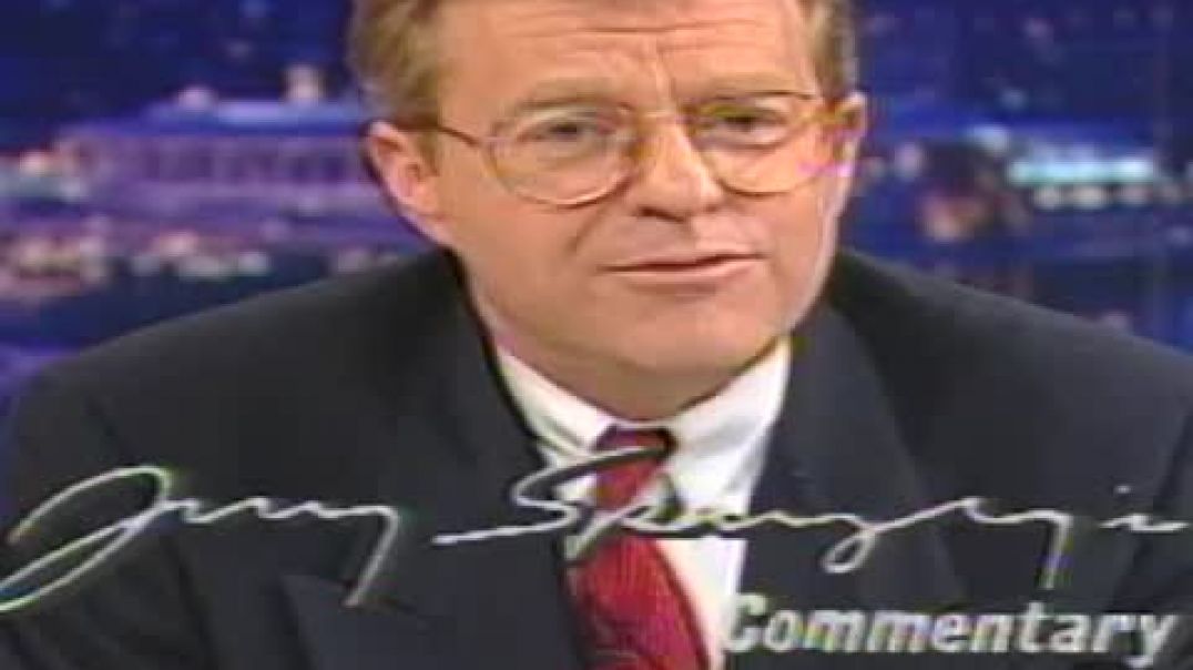 ⁣Archives Jerry Springer says goodbye to Cincinnati television in 1993