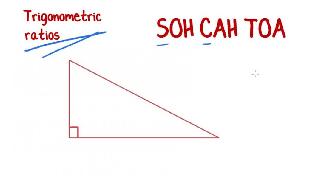 ⁣Maths Tutorial Trigonometry SOH CAH TOA (trigonometric ratios)