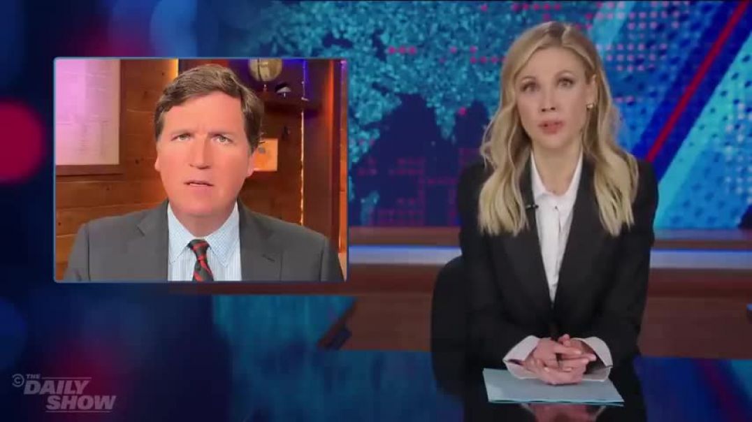 ⁣Tucker Emerges After Firing & MTG Criticizes Stepmothers | The Daily Show