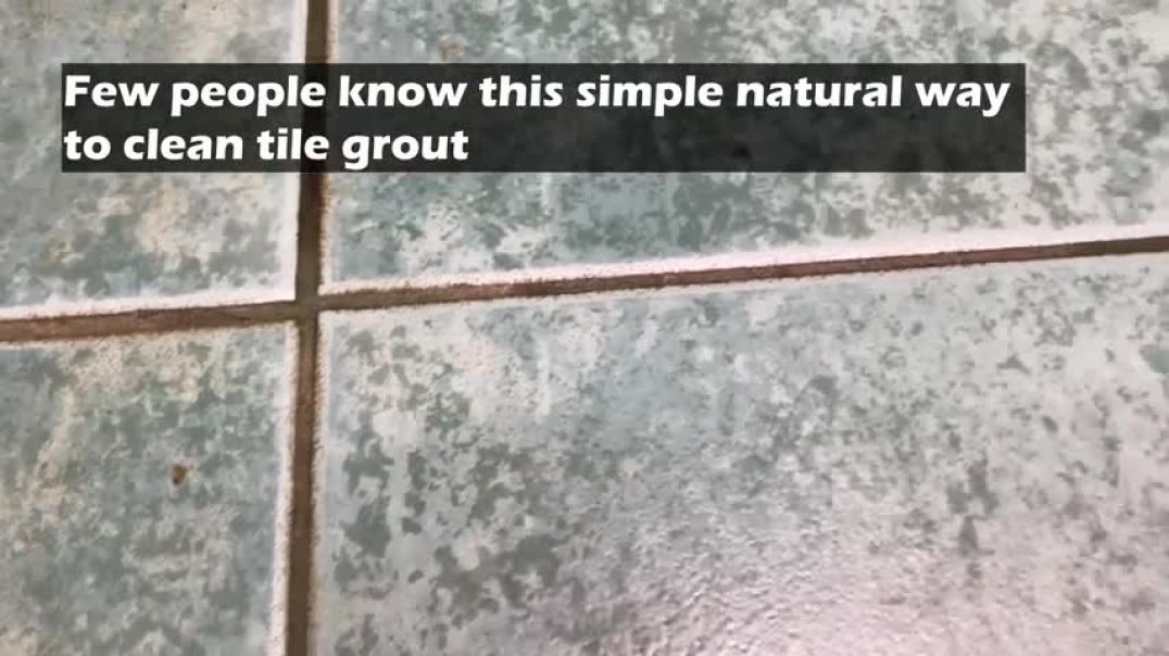 ⁣Awesome DIY Cleaner! How to Clean Grout in 1 Minute