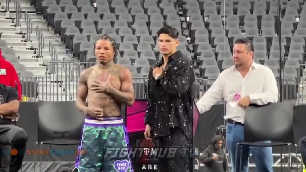 ⁣RYAN GARCIA ASKS GERVONTA FOR PHONE NUMBER & EMBRACES HIM AFTER KO LOSS