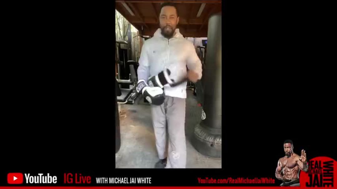 ⁣Michael Jai White on Footwork When Hitting the Bag