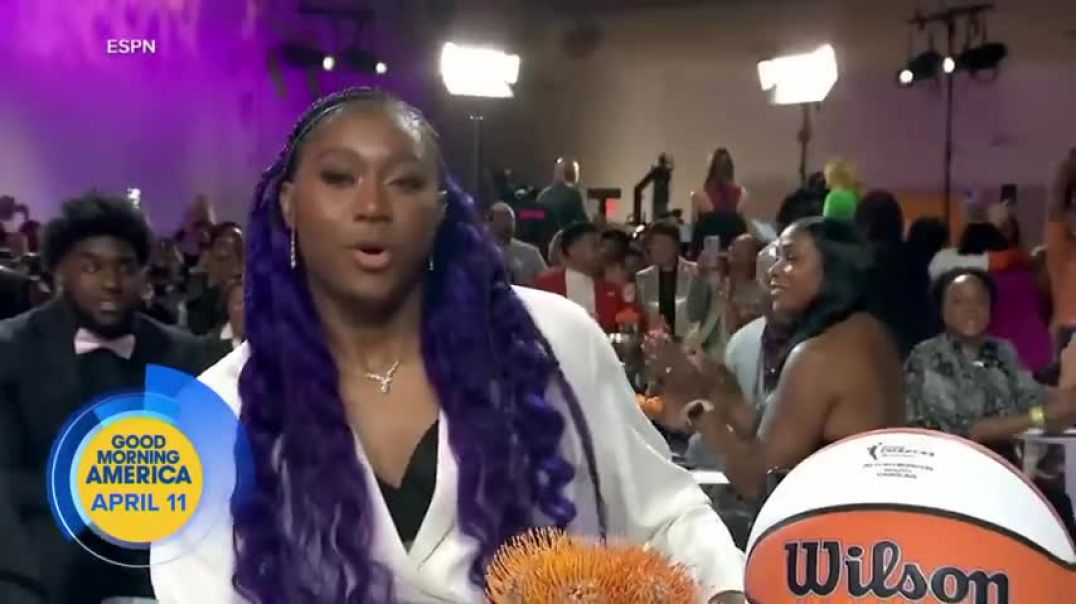 ⁣Aliyah Boston talks being 1st pick in WNBA draft   GMA