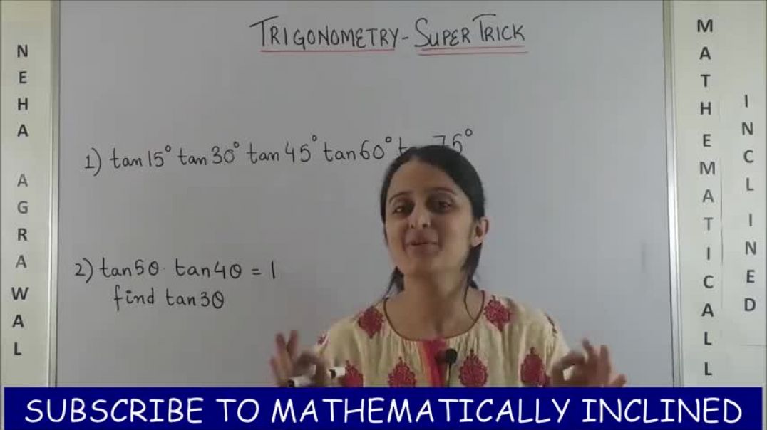 ⁣TRIGONOMETRY TRICK SHORTCUT FOR JEE NDA NA CETs AIRFORCE RAILWAYS BANKING SSC-CGL