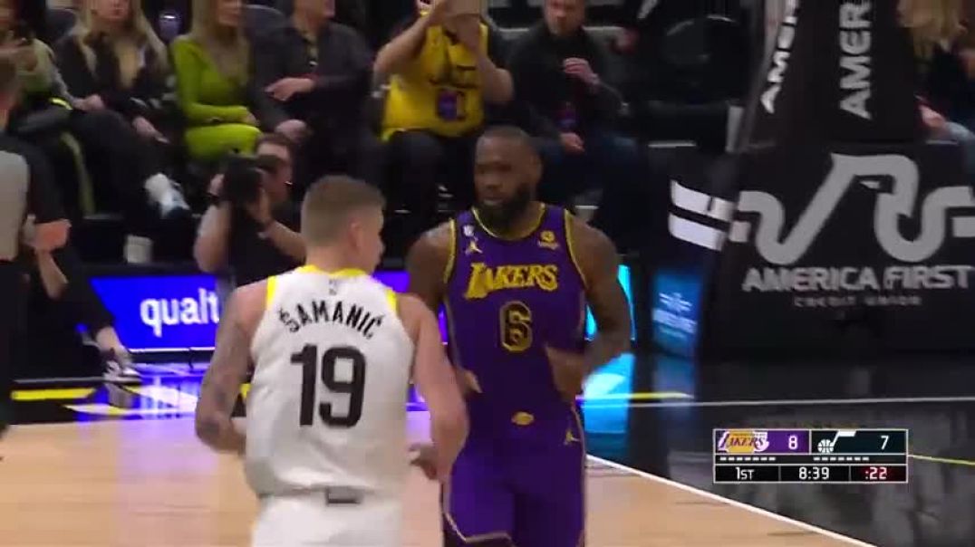 ⁣LeBron James GOES OFF For 37 Points In Lakers OT W!   April 4, 2023