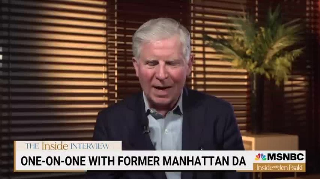 Fmr. Manhattan DA Vance: Trump’s comments about Bragg are ‘inappropriate’ and ‘wrong’