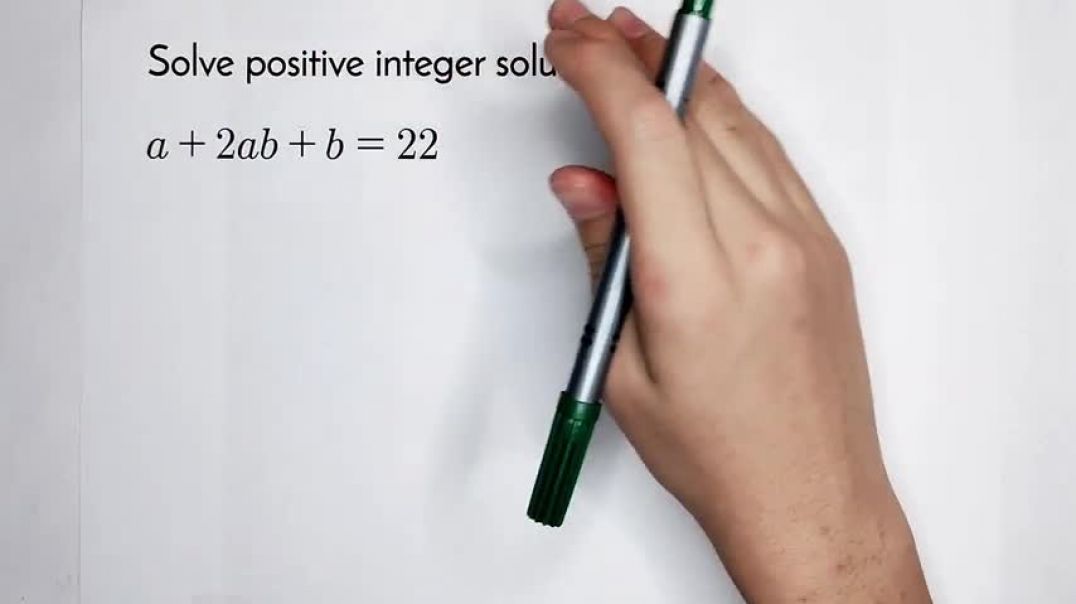 ⁣Nice Algebra Question   Equation Solving   You should know this trick