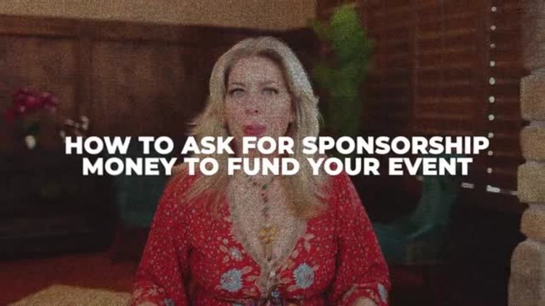 ⁣How To Ask For Sponsorship Money For An Event