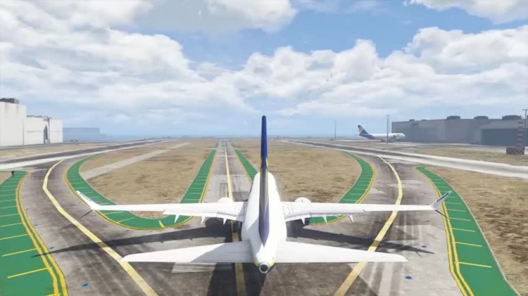 Pilot Jumps Out Of Boeing 737   GTA 5