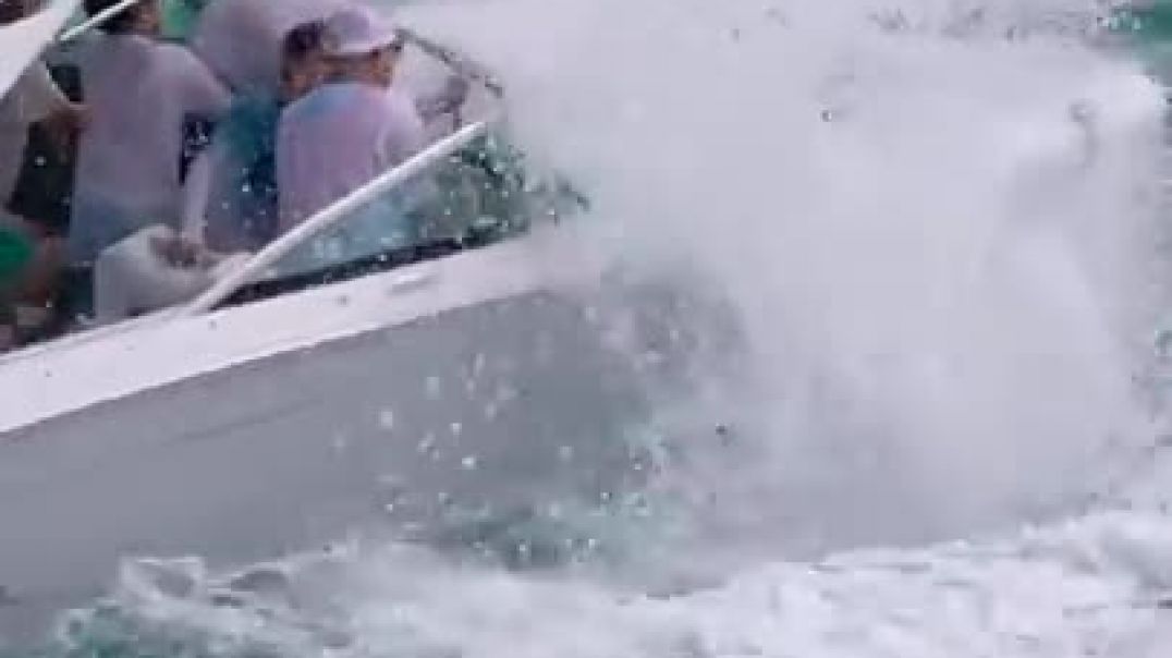 BOAT SINKING! FAMILY GOES INTO PANIC! #shorts