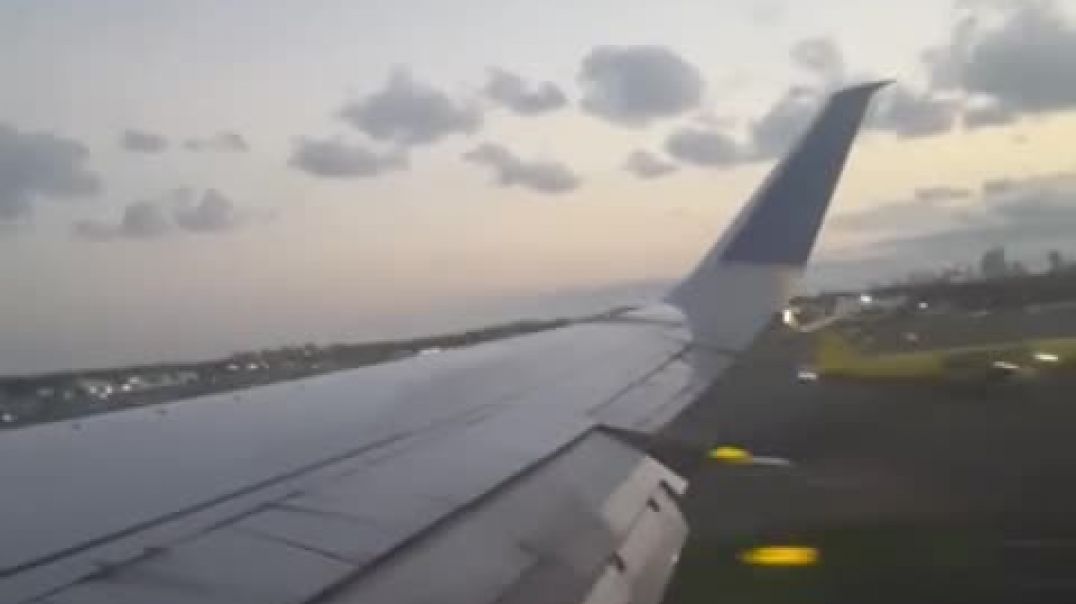 ⁣Plane Strikes Wing Into Ground