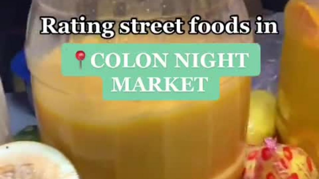 ⁣COLON NIGHT MARKET STREET FOODS