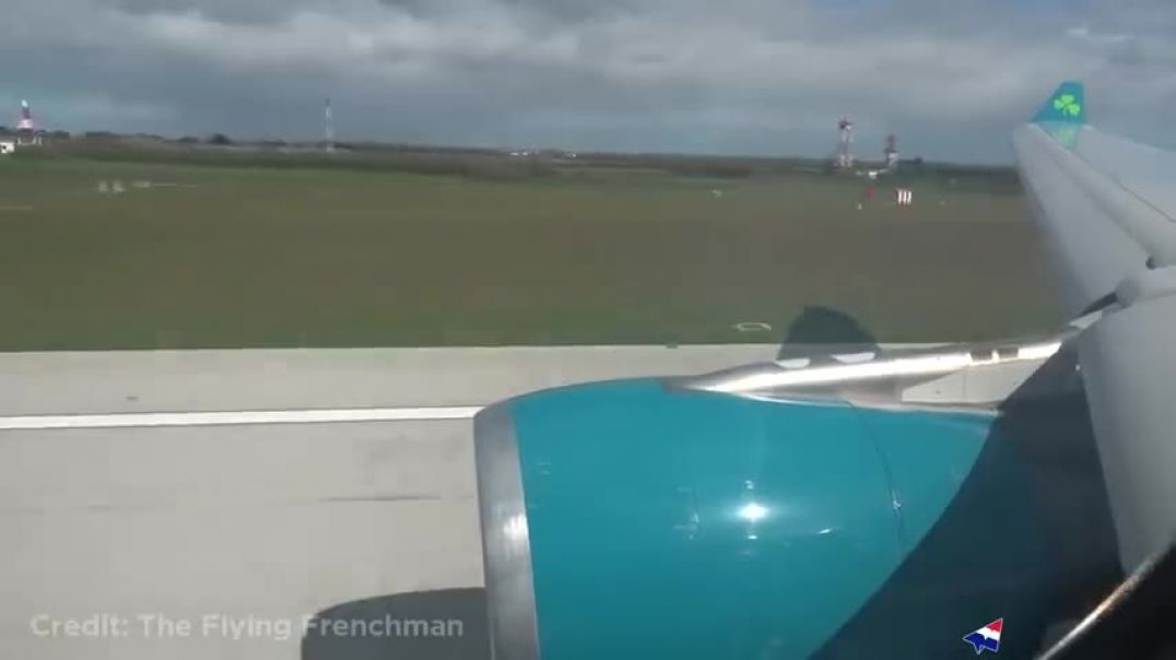 ⁣Plane Takeoff Goes Wrong