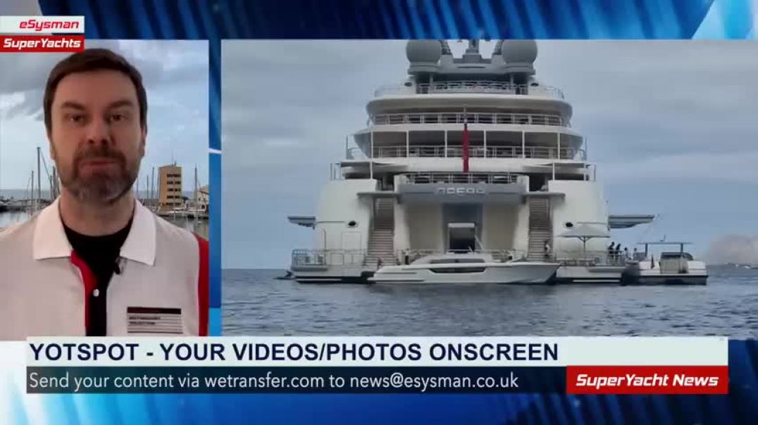 ⁣115m SuperYacht Raided by German police   SY News Ep212