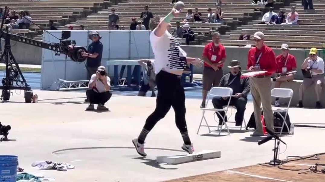 Ryan Crouser 23.56m 77’3.75” SHOT PUT WORLD RECORD