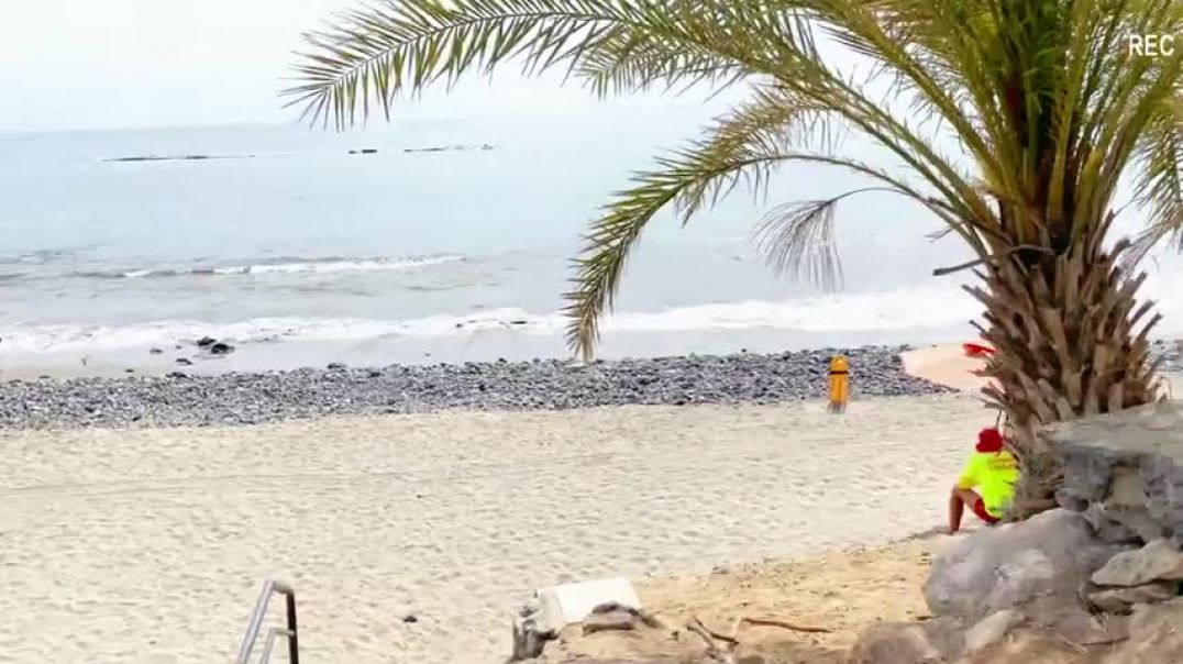 ⁣Spain Beaches Beach Walk Playa de Fanabe Tenerife - Costa Adeje Tenerife