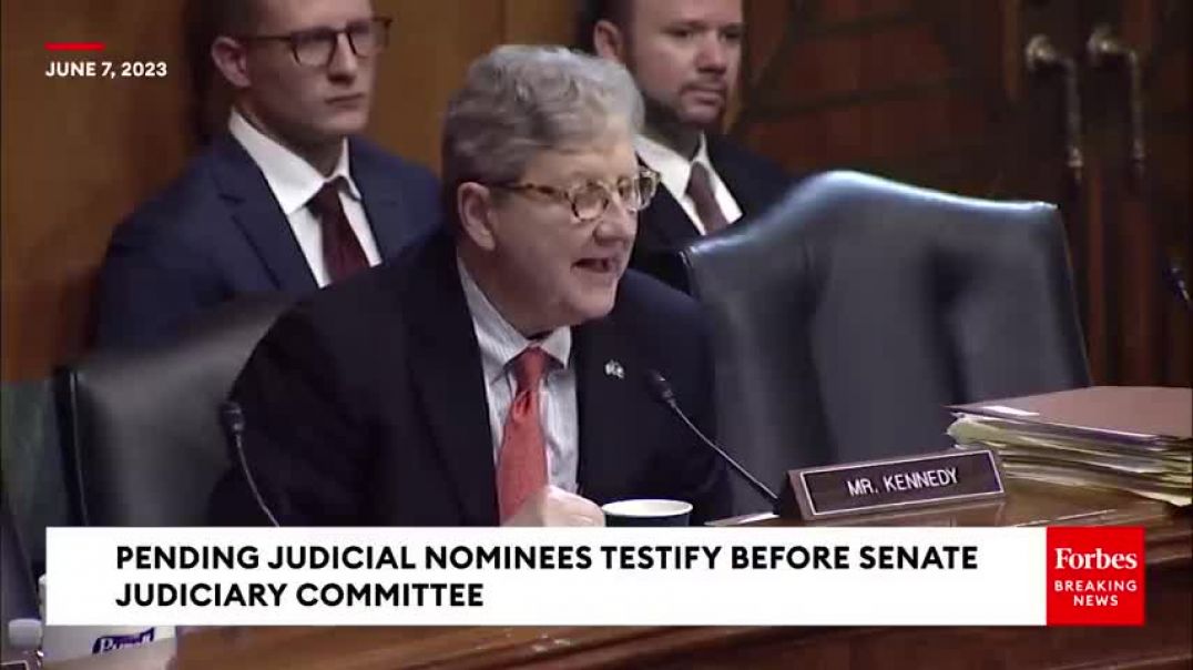 ⁣BREAKING NEWS: John Kennedy Clashes With Key Biden Judicial Nominee On 'Systemic Racism'