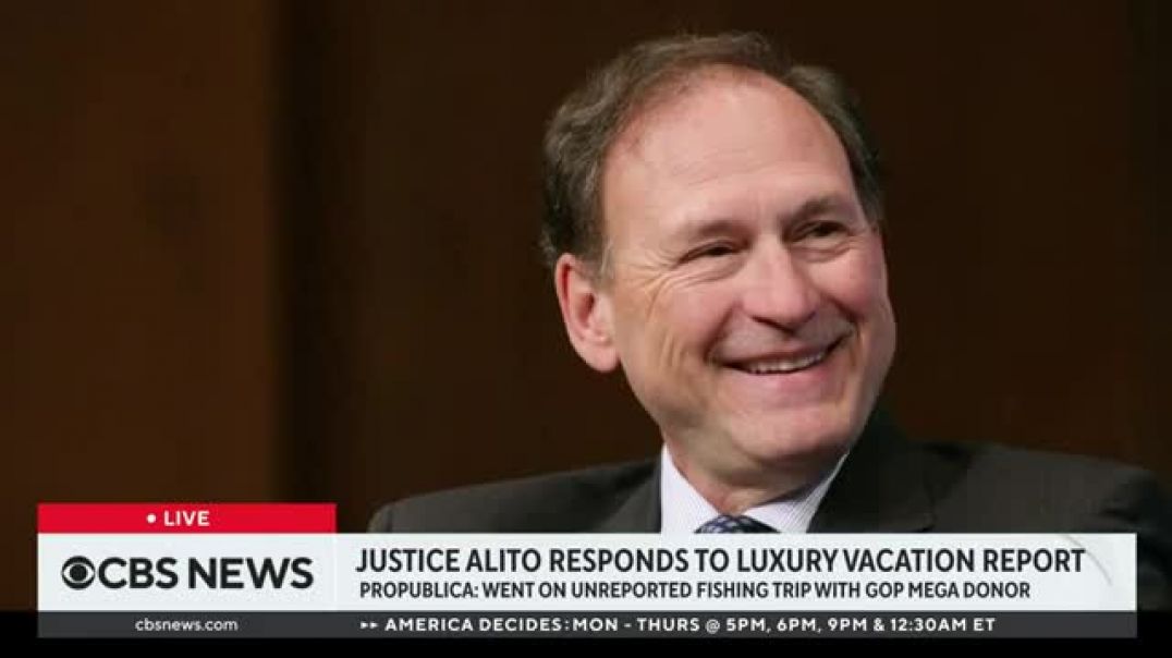 ⁣Justice Samuel Alito accepted luxury fishing trip from GOP donor ProPublica report