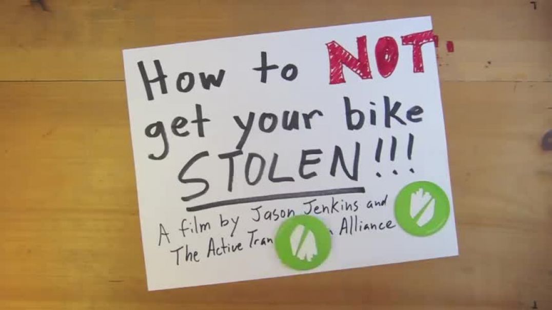 ⁣How (Not) to Get Your Bike Stolen PART 1