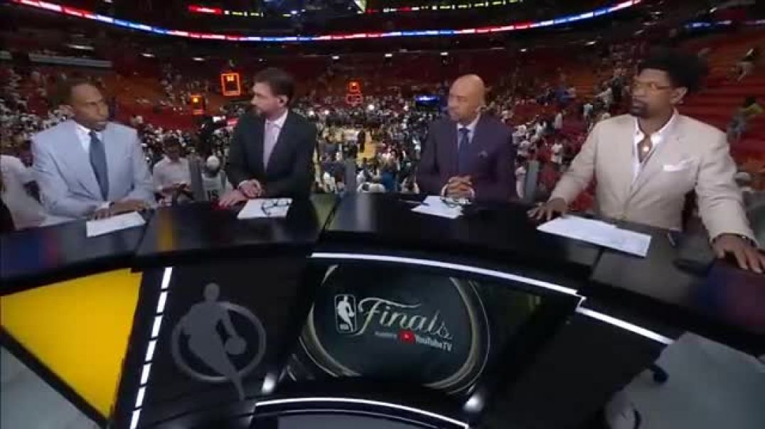 ⁣"I'm DONE with Miami!" - Stephen A reacts to Nuggets beating Heat up 3-1 in the NBA