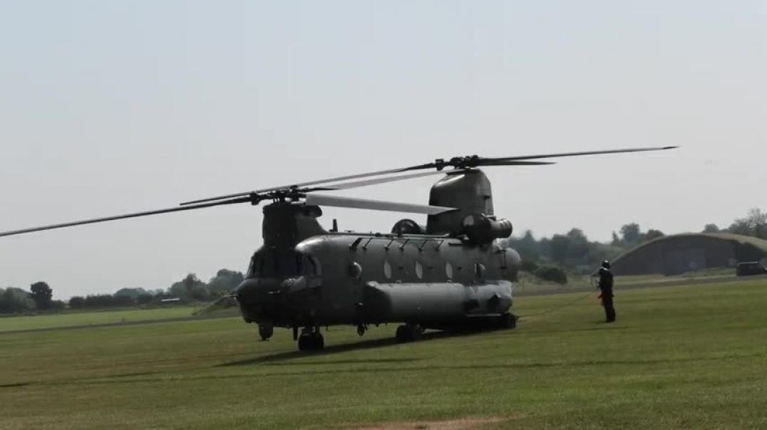 RAF Chinook at Cosford Airshow 2023, 4K