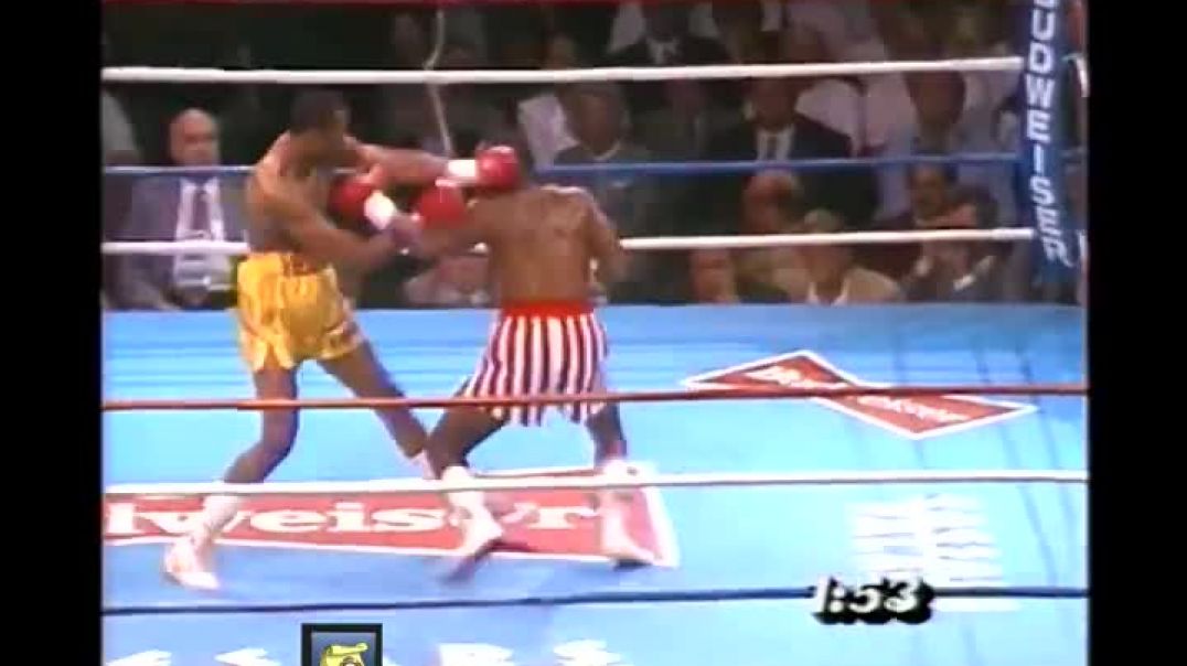 Sugar Ray Leonard vs Thomas Hearns 2   FIGHT HIGHLIGHTS