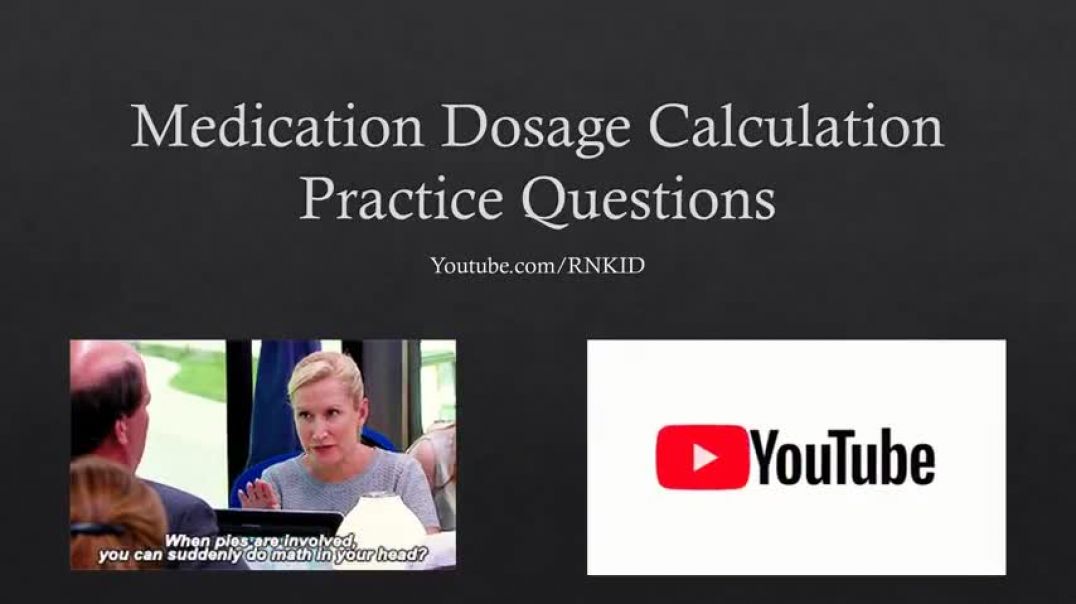 ⁣Medication Dosage Calculation Practice Questions