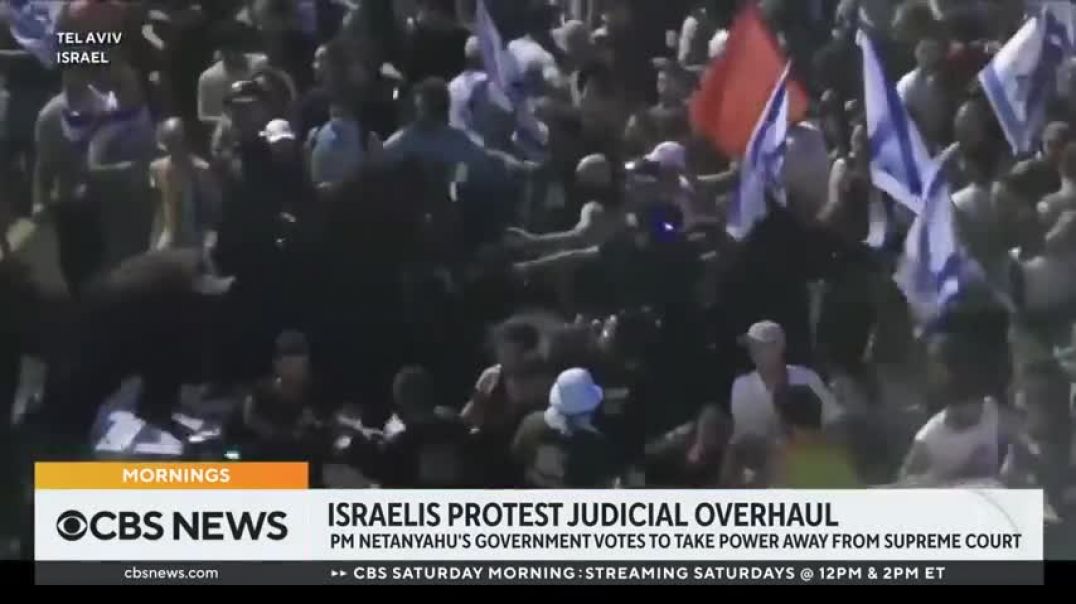 ⁣Israel in shock after judicial overhaul passes A dark day for Israel's democracy