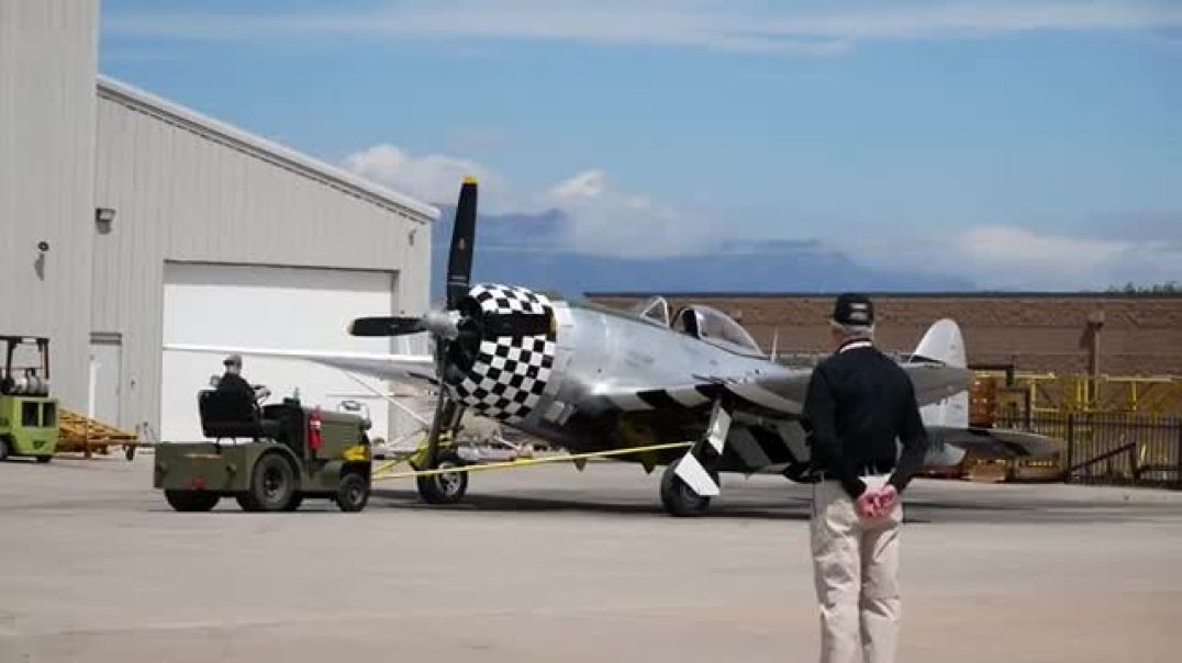 ⁣P 47 Flight Demonstration At Westpac