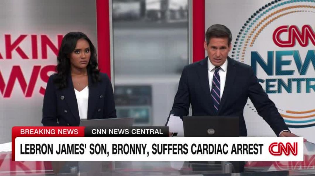 ⁣LeBron James' son Bronny suffers cardiac arrest at basketball practice