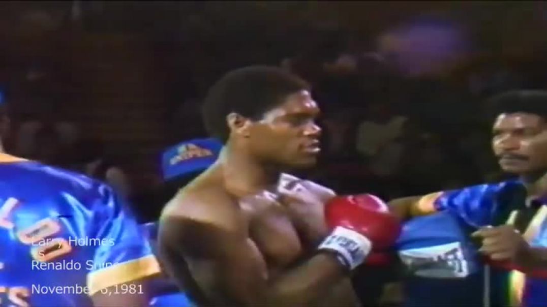 Larry Holmes vs Renaldo Snipes + brawl after fight   Highlights HD [60fps]   November 6, 1981