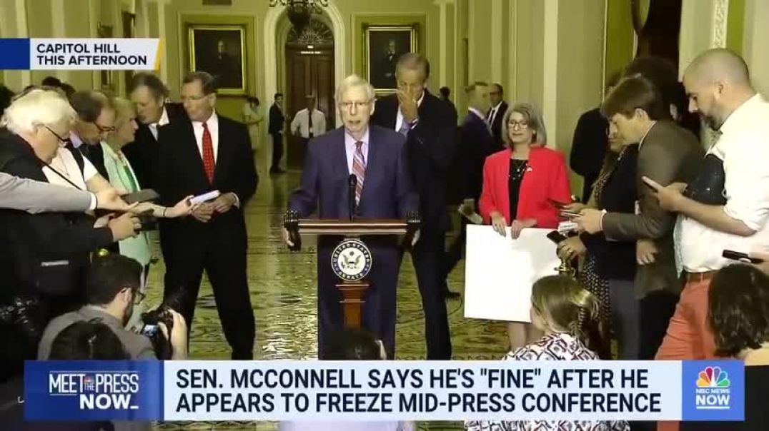 McConnell felt 'lightheaded' when he appeared to freeze mid-press conference