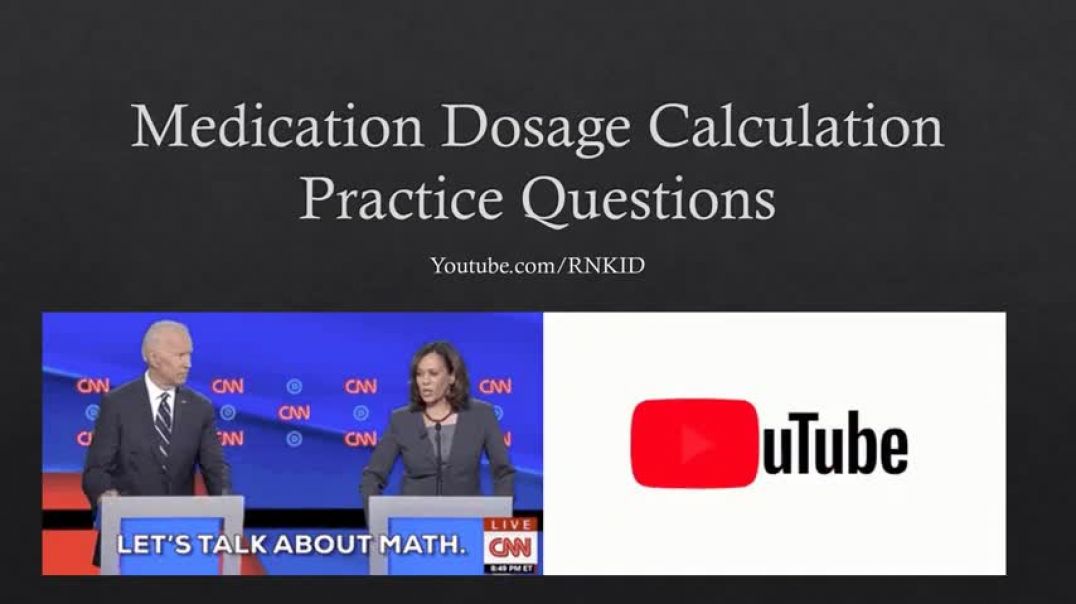 ⁣Medication Dosage Calculation Practice Questions PART 2