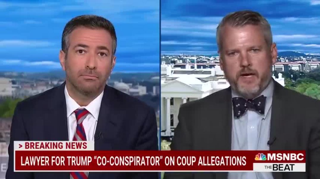 ⁣You lost See Trump co-conspirator’s lawyer confronted over coup charges on live TV