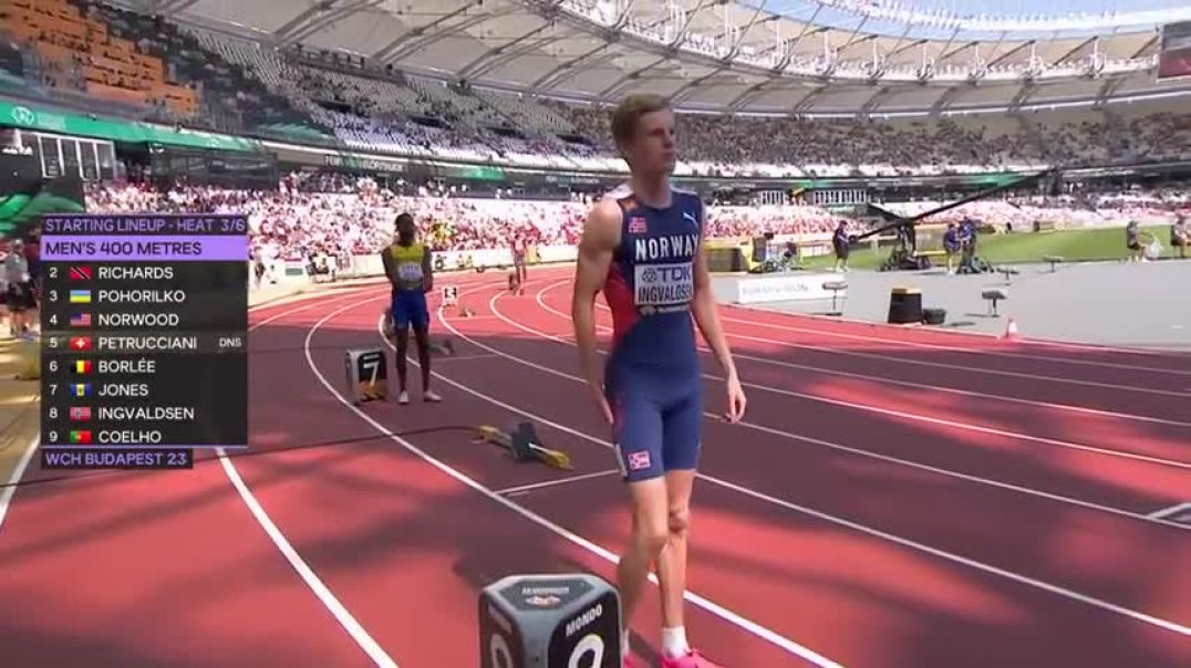 Norways Havard Bentdal Ingvaldsen claims NATIONAL RECORD in mens 400m | NBC Sports