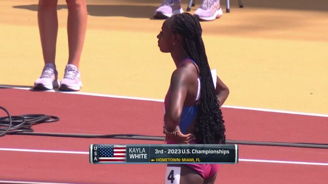 ⁣Kayla White shuts it down early, BARELY advances to 200m semis at Worlds   NBC Sports