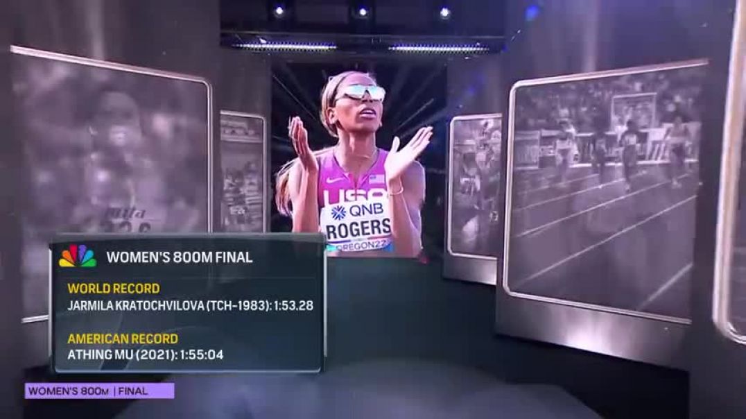 ⁣MAMMOTH UPSET rocks women's 800m World Championship final | NBC Sports